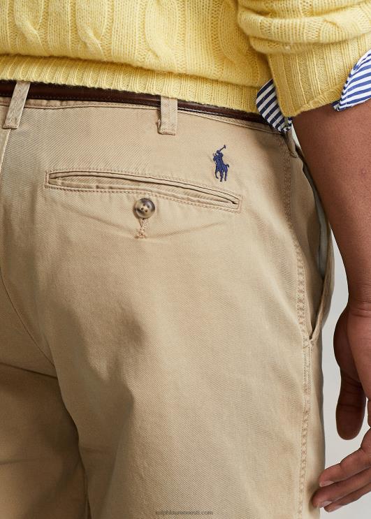 Ralph Lauren mehed 10-tolline lõdvestunud chino lühike PR0V289 kohvik tan