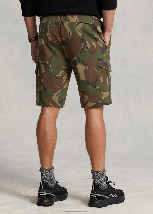 Ralph Lauren mehed 10-tolline topeltkootud cargo short PR0V8652 briti jalakapuu kamm