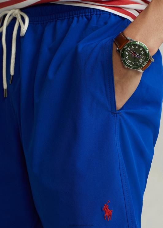 Ralph Lauren mehed 5,75-tolline reisija klassikaline ujumiskohver PR0V293 ragbi kuninglik