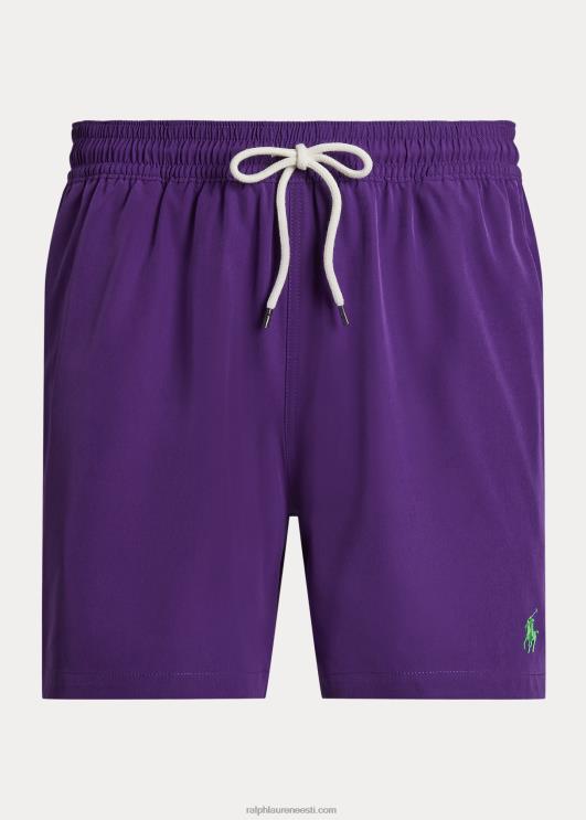 Ralph Lauren mehed 5,75-tolline reisija klassikaline ujumiskohver PR0V295 lilla kaktus