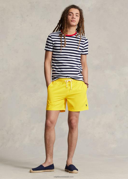 Ralph Lauren mehed 5,75-tolline reisija klassikaline ujumiskohver PR0V300 sidrunipuru