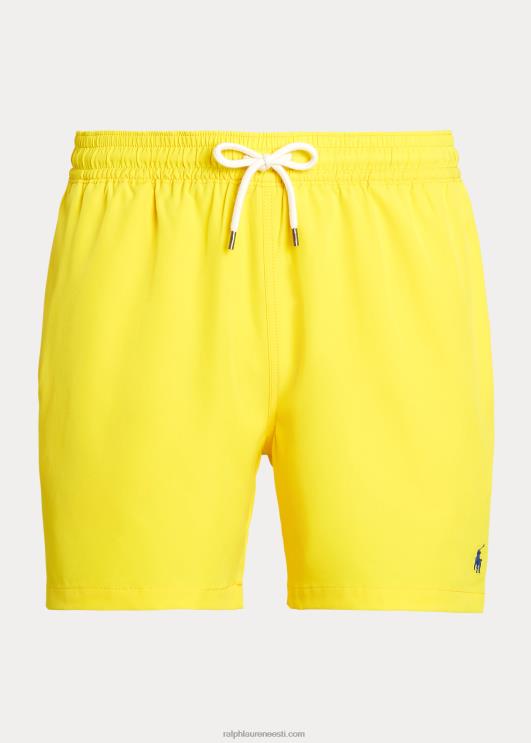 Ralph Lauren mehed 5,75-tolline reisija klassikaline ujumiskohver PR0V300 sidrunipuru