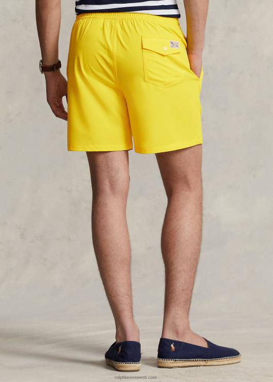 Ralph Lauren mehed 5,75-tolline reisija klassikaline ujumiskohver PR0V300 sidrunipuru