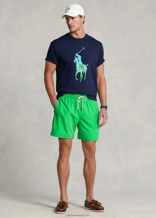 Ralph Lauren mehed 5,75-tolline reisija klassikaline ujumiskohver PR0V301 roheline