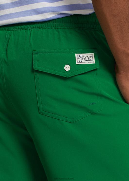 Ralph Lauren mehed 5,75-tolline reisija klassikaline ujumiskohver PR0V302 esmane roheline