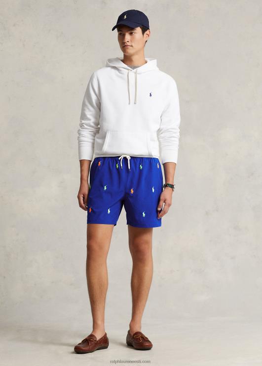 Ralph Lauren mehed 5,75-tolline reisija klassikaline ujumiskohver PR0V408 ragbi kuninglik