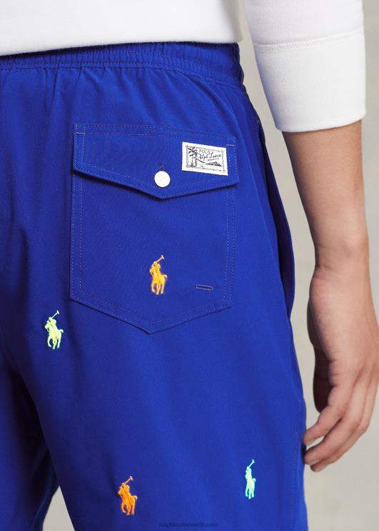 Ralph Lauren mehed 5,75-tolline reisija klassikaline ujumiskohver PR0V408 ragbi kuninglik