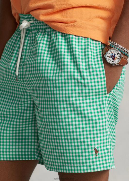 Ralph Lauren mehed 5,75-tolline reisija klassikaline ujumiskohver PR0V451 cabo roheline hõlmik