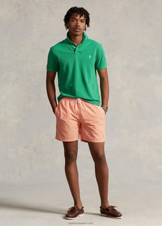 Ralph Lauren mehed 5,75-tolline reisija klassikaline ujumiskohver PR0V452 purjetav oranž hõlmik