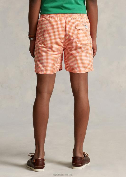 Ralph Lauren mehed 5,75-tolline reisija klassikaline ujumiskohver PR0V452 purjetav oranž hõlmik