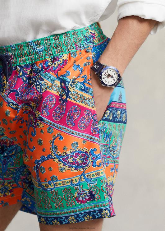 Ralph Lauren mehed 5,75-tolline reisija klassikaline ujumiskohver PR0V699 provence medaljon