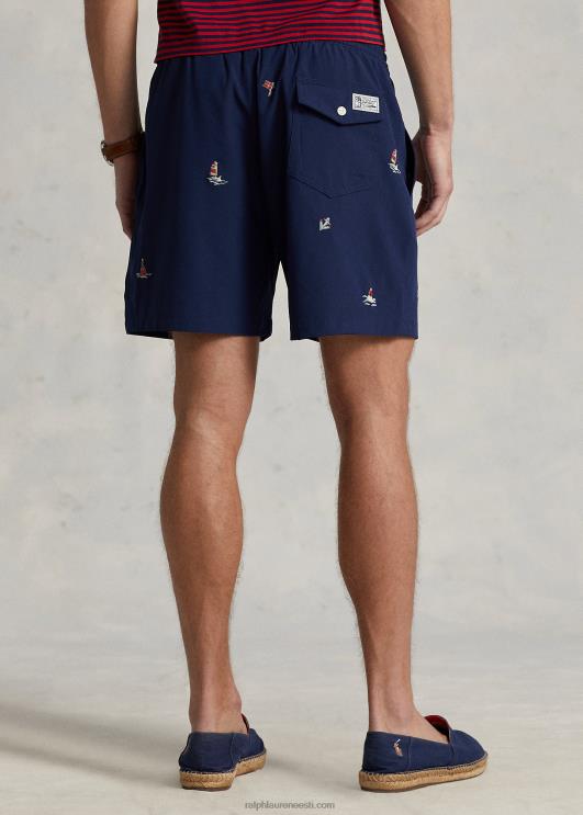 Ralph Lauren mehed 5,75-tolline reisija klassikaline ujumiskohver PR0V8564 Newporti merevägi