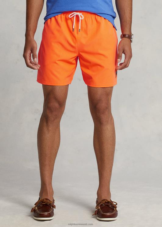 Ralph Lauren mehed 5,75-tolline reisija klassikaline ujumiskohver PR0V949 leek võidusõiduapelsin