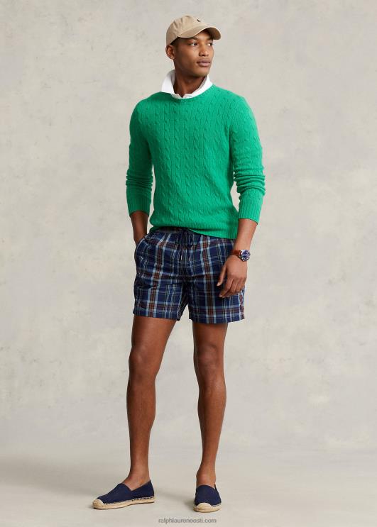 Ralph Lauren mehed 5,75-tolline ujumiskorv PR0V1171 indigo/punane multi