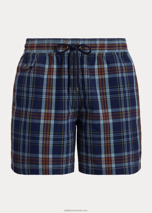 Ralph Lauren mehed 5,75-tolline ujumiskorv PR0V1171 indigo/punane multi