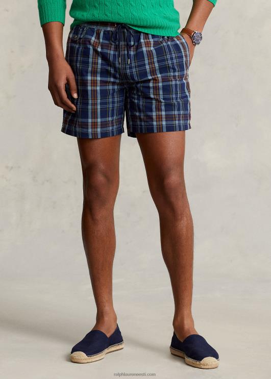 Ralph Lauren mehed 5,75-tolline ujumiskorv PR0V1171 indigo/punane multi