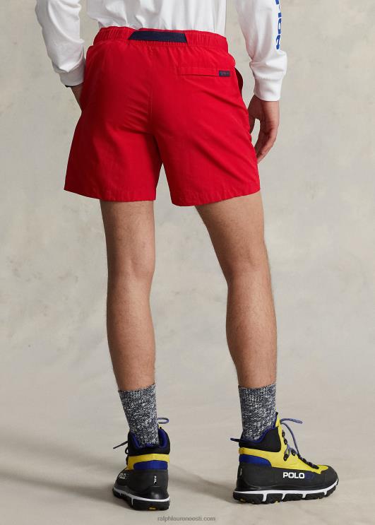 Ralph Lauren mehed 6-tolline klassikaline veekindel lühike lühike PR0V8439 Rl 2000 punane
