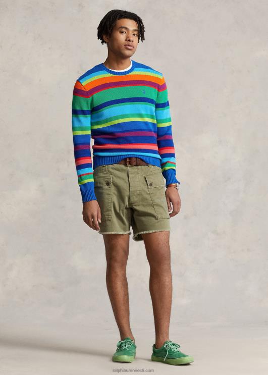 Ralph Lauren mehed 6-tolline lõdvestunud toimse seljaga lühike PR0V1104 väsimusroheline