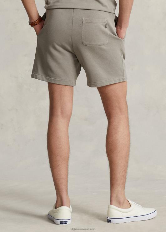 Ralph Lauren mehed 6-tolline rõivaga värvitud fliis lühike PR0V692 hall udu