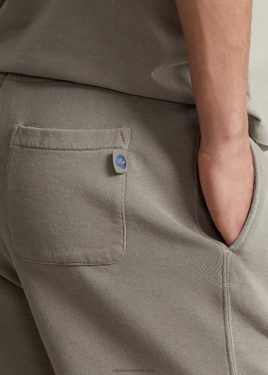 Ralph Lauren mehed 6-tolline rõivaga värvitud fliis lühike PR0V692 hall udu