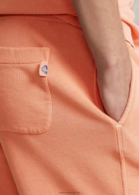 Ralph Lauren mehed 6-tolline rõivaga värvitud fliis lühike PR0V693 oranž