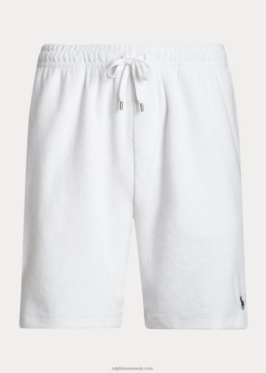 Ralph Lauren mehed 7,5-tolline lühike froteepael PR0V422 valge