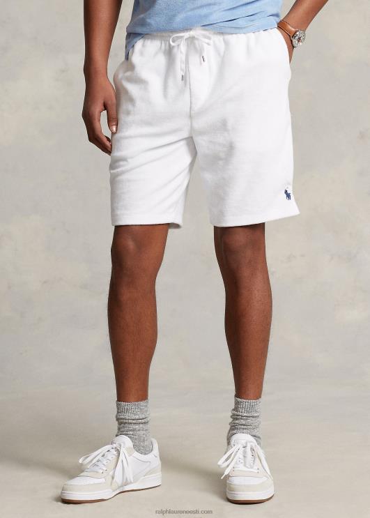 Ralph Lauren mehed 7,5-tolline lühike froteepael PR0V422 valge