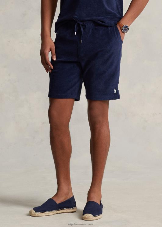 Ralph Lauren mehed 7,5-tolline lühike froteepael PR0V423 Newporti merevägi