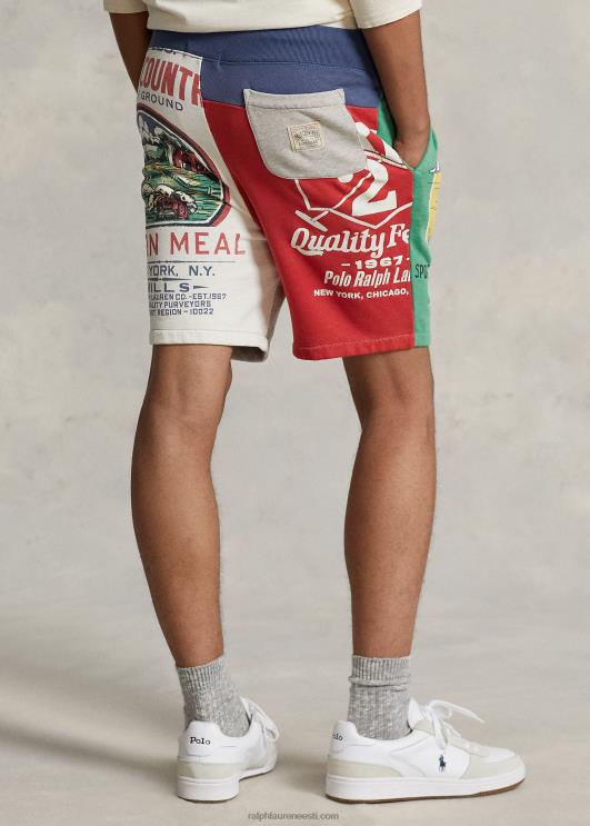 Ralph Lauren mehed 7,5-tolline lapiline fliisgraafika lühike PR0V715 brooklyni kanarbiku multi