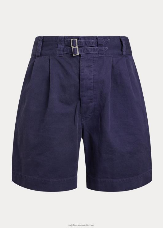 Ralph Lauren mehed 7-tolline lõdvestunud istuv plisseeritud toimsel lühike PR0V8595 rl merevägi