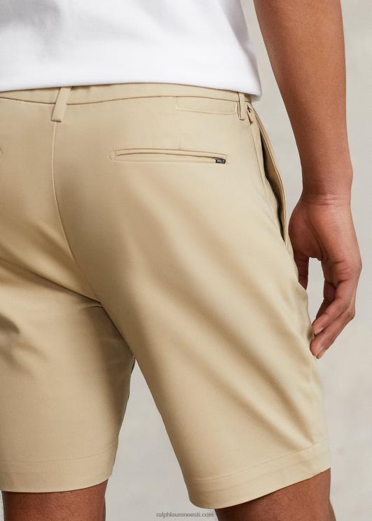 Ralph Lauren mehed 7-tolline slim fit veniv Dobby lühike PR0V881 klassikaline khaki