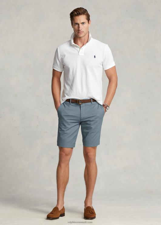 Ralph Lauren mehed 9-tolline veniv, slim fit chino lühike PR0V535 ankur sinine
