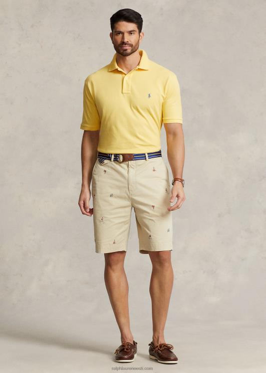 Ralph Lauren mehed mereline veniv klassikalises vormis chino lühike PR0V1800 rasvakreem meremeelne