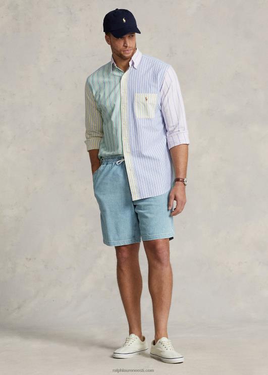 Ralph Lauren mehed polo prepster denim lühike PR0V1616 latan