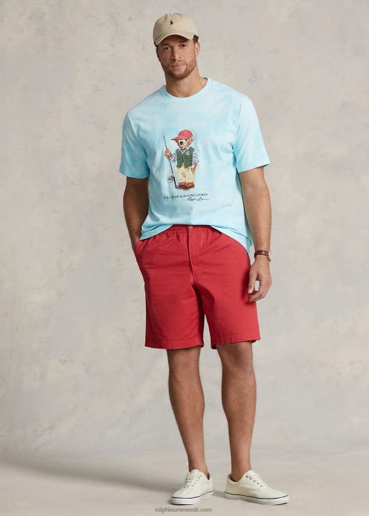 Ralph Lauren mehed polo prepster venitus chino short PR0V1456 tüürpoor punane