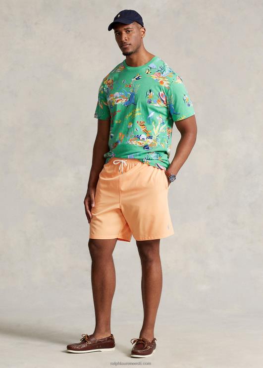 Ralph Lauren mehed reisija ujumispüksid PR0V1484 õiglane oranž