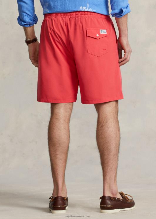 Ralph Lauren mehed reisija ujumispüksid PR0V1486 punane riff