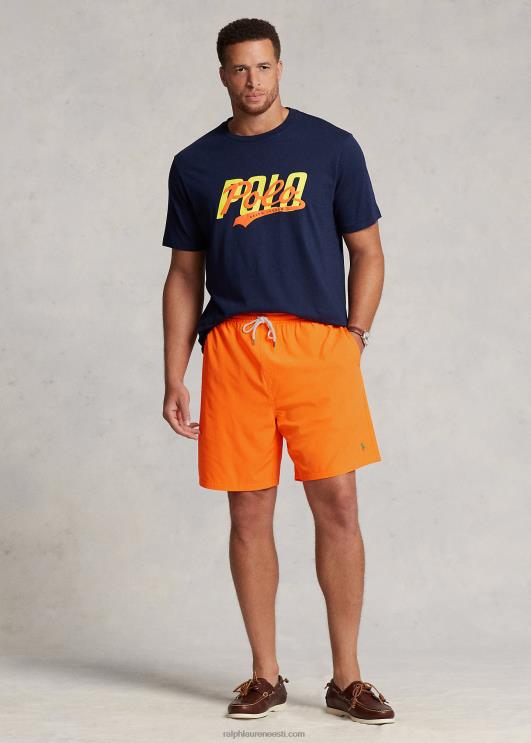 Ralph Lauren mehed reisija ujumispüksid PR0V1487 leek võidusõiduapelsin