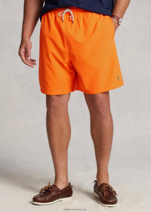 Ralph Lauren mehed reisija ujumispüksid PR0V1487 leek võidusõiduapelsin