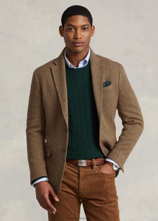 Ralph Lauren mehed polo pehme kalasabaga spordimantel PR0V8490 pruun/pruun