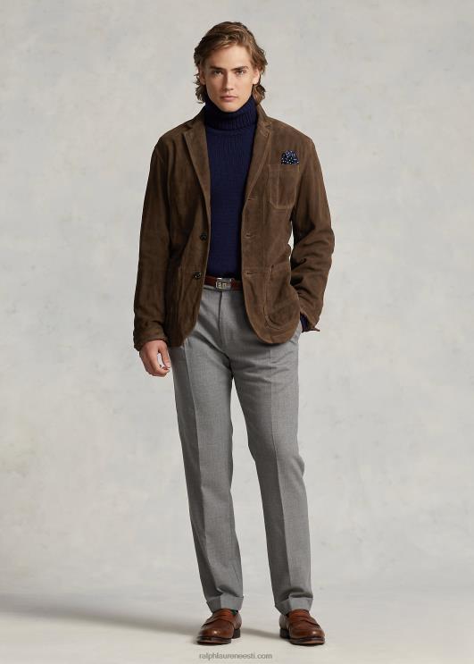 Ralph Lauren mehed seemisnahast spordimantel PR0V8468 sepp pruun