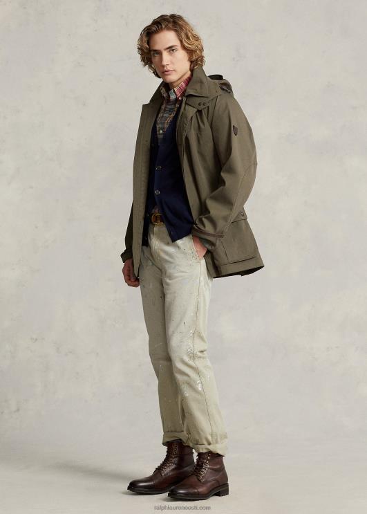 Ralph Lauren mehed toimse kapuutsiga automantel PR0V8667 varikatuse oliiv