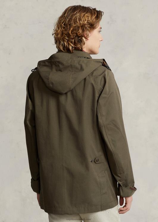 Ralph Lauren mehed toimse kapuutsiga automantel PR0V8667 varikatuse oliiv