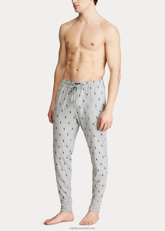 Ralph Lauren mehed allover poni puuvillane magamisjooksja PR0V610 ja üle kanarbiku/mereväe