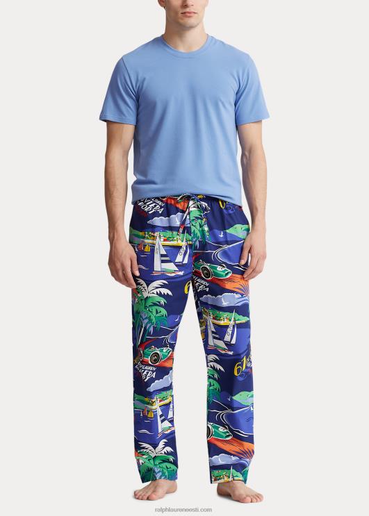 Ralph Lauren mehed koo pikee unesärk PR0V8549 sadamasaar sinine/merevägi