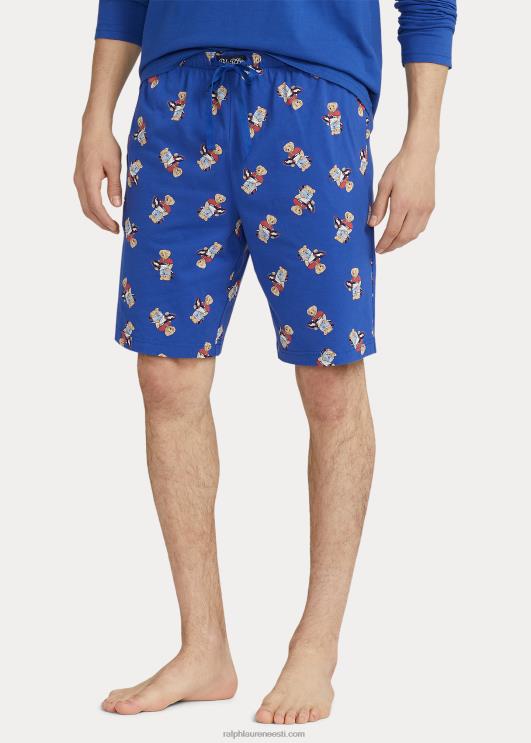 Ralph Lauren mehed polo bear jersey magada lühike PR0V336 kuninglik pärand