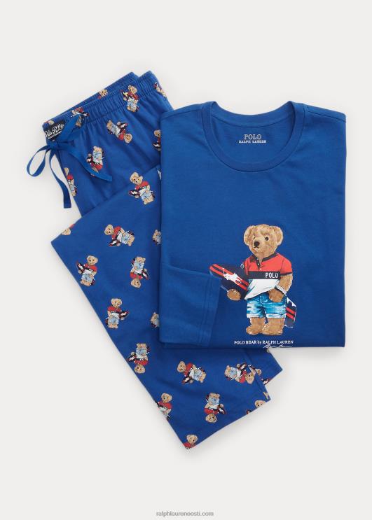 Ralph Lauren mehed polo karu puuvillast trikoo magamiskomplekt PR0V653 kuninglik pärand