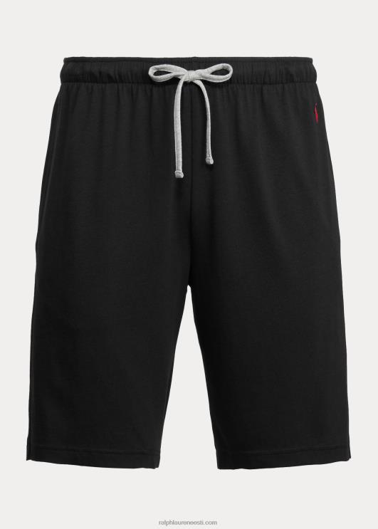 Ralph Lauren mehed puuvillasegu-jersey pidžaama lühike PR0V217 must/ja üle kanarbik/punane