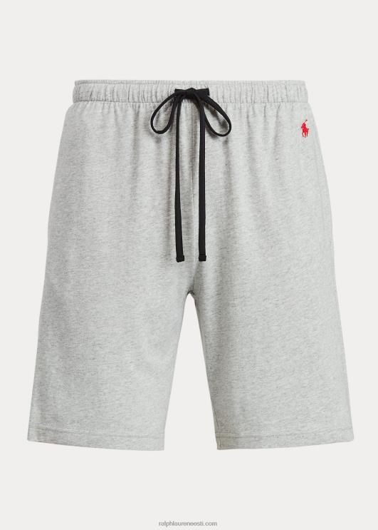 Ralph Lauren mehed puuvillasegu-jersey pidžaama lühike PR0V218 ja üle kanarbiku/must/punane