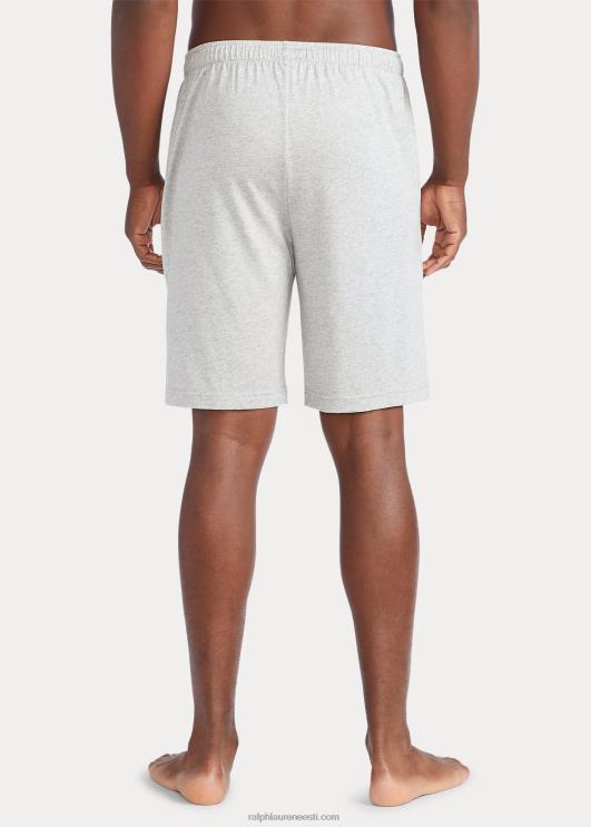 Ralph Lauren mehed puuvillasegu-jersey pidžaama lühike PR0V218 ja üle kanarbiku/must/punane